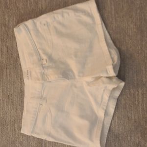 Lila Ryan white low rise shorts